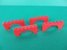 Lego 4x 3307 Bogenstein rot