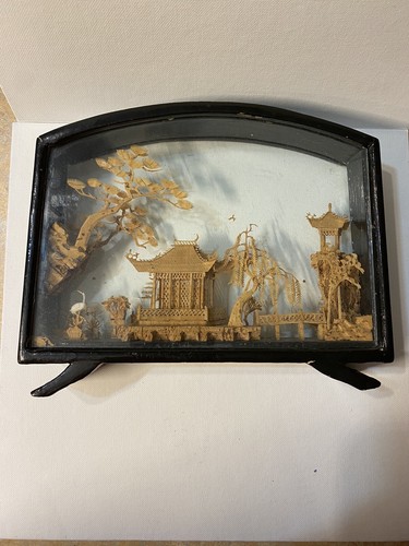 Korkschnitzerei diorama - korkschnitzerei,