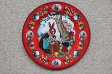 Blechteller Osterteller Osterhasen Kinder Blumen Lebkuchen Schmidt Nürnberg