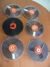 6 Tonbandspulen BASF 18 cm B1