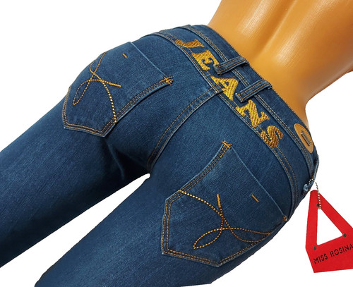 Damen hüftjeans bootcut blau - bootcut,
