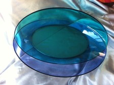 C 127 Tupperware Schmetterling Servierschale schüssel Eleganzia tafelperle blau