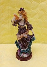 Victorian Frau Bourgeois Figurine ,Vintage Antikität aus Frankreich 