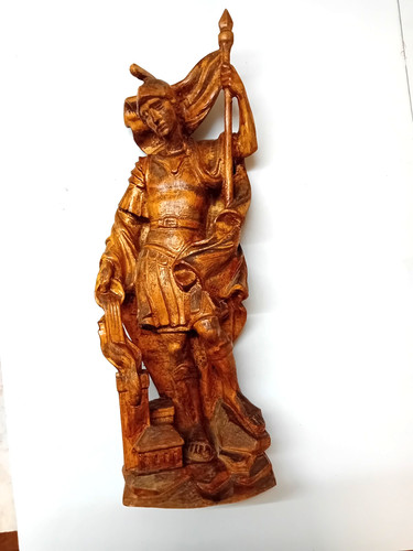 Xxl holzfigur florian - holzfigur, st.