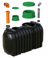 Abwassertank 3000L 2-Kammer