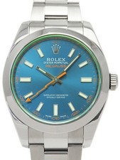 ROLEX Milgauss Green Glass Z