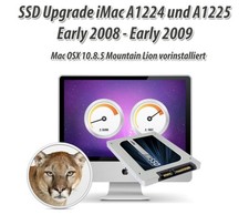 1 TB SSD Upgrade für iMac 20" A1224 und 24" A1225 2008 - 2009 Mac OSX 10.8.5