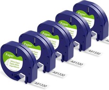 5 Pack Replace DYMO LetraTag