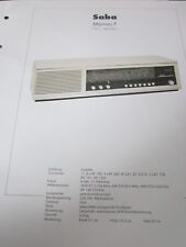 Radio-Fernseharchiv Schaltplan 97 Saba Mainau F, 1971