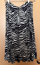 Damen Rock marine-blau weiß