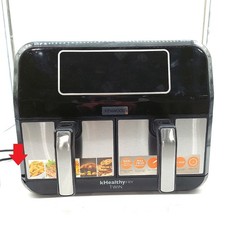 Kenwood kHealthy Twin Airfryer 8L 2x4L Doppelkammer 8 Programme Dual Cook Sync l