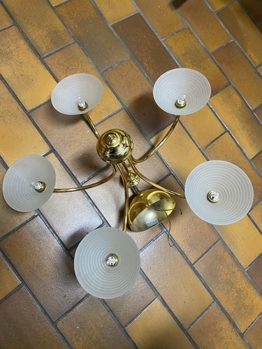 Vintage kronleuchter flammig - vintage, 5-flammig