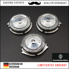 3x Scherkopf Messer Klingen für Philips HQ6645 HQ6646 HQ6675 HQ6676 HQ6696