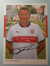 Karlheinz Förster Autogrammkarte original signiert