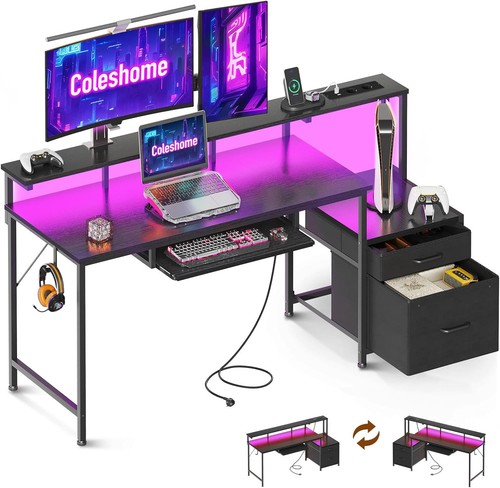 Coleshome gaming tisch mit - coleshome,