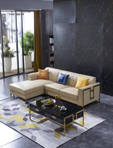 Luxus design eck sofa - luxus,