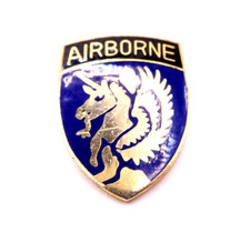 Abzeichen Einhorn emailliert US 13. AIRBORNE INFANTRY DIVISION Unit Crest