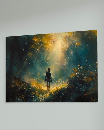 Zelda leinwandbild superheld - leinwandbild,