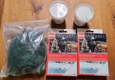 Winterkonvolut: 2x BUSCH 7170 Schneepulver, 2x Busch 7172 S-Paste + Stecktannen