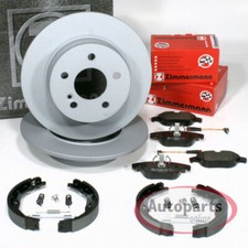 Zimmermann Bremsen Set Ø 285 mm + Backen hinten für Mercedes M-Klasse ML W163