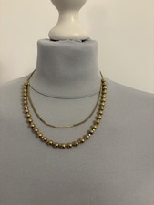 Schicke Kette von Fossil, 2-Lagen, goldfarben, nur 2x getragen, wie neu