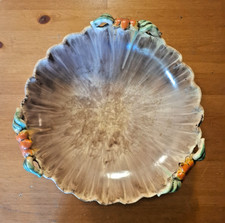 Alte Keramik Schale Obstschale Deko-Schale Majolika 50/60er Jahre, VINTAGE