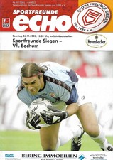 Sportfreunde Siegen - VFL Bochum (Stadionzeitung vom 06.11.2005)
