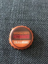 KK Kronkorken Krombacher Brauerei Fassbrause Cola Orange Bottle Cap Tappi Chapa