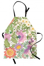 Blumen Kochschürze Pastellblumen Nostalgie