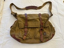 Belstaff 556 Colonial Messenger Bag, Khaki Brown, sehr guter Zustand