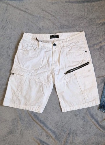 Kurze hose jeans shorts weiß - jeans,