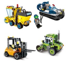 4 Bausätze (Kehrmaschine