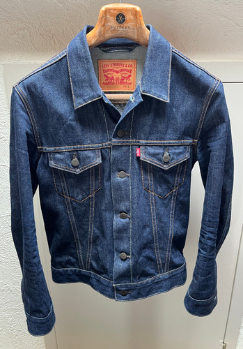 Levis selvedge denim trucker - selvedge,