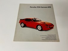 Porsche 924 Carrera GTS Prospekt 1981