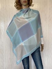 Vintage Seidenschal Blau