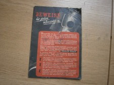 Standard, Essolub Einfahröl, originaler Prospekt, Werbeheft von ca. 1935