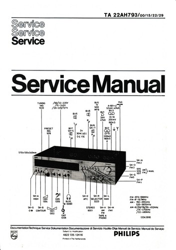 Service manual anleitung - service, für