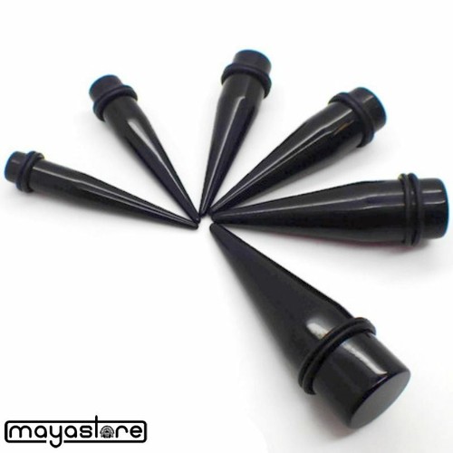 12mm 25mm schwarz tunnel - schwarz,