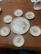 50-er Jahre Konfekt-Schalen Set 7 Teile, Italienische Motive, auch für Dips