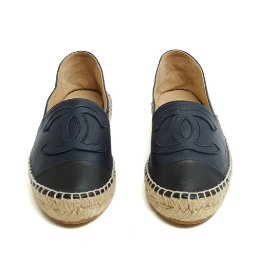 Chanel espadrilles cuir - espadrilles,