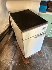 Glutos Beistellherd DDR  Kohle/Holz 0,85 x 0,60 x 0,40 m weiß 