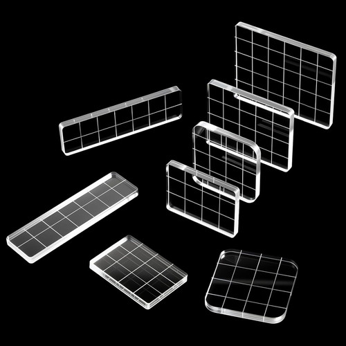 Acryl stempelblock set - stempelblock,