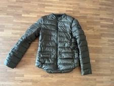 Belstaff Steppjacke Daunen Olive Grün Größe XS 34 IT 40 Herbst Winter Damen