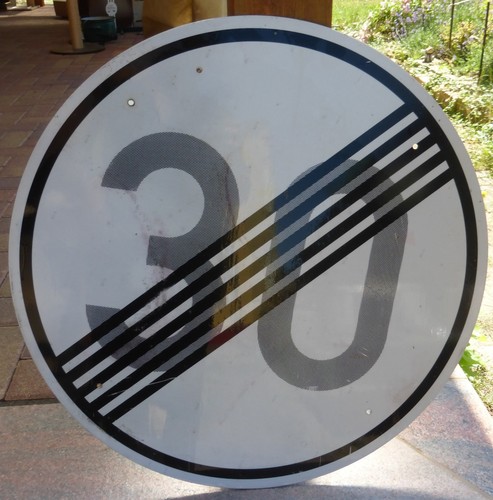 Altes verkehrsschild schild - altes,