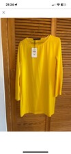 ZARA Kleid Gelb S