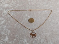 Sternzeichen Kette Steinbock 41 cm, goldfarben