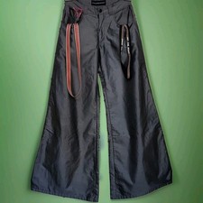 "CORDON" SCHLAGHOSE‼️ S METALLIC-GRAU ORIGINAL VINTAGE ‼️