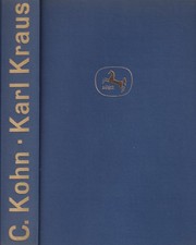 Buch: Karl Kraus, Kohn