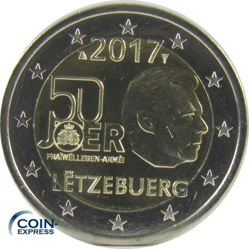 Luxemburg euro gedenkmünze - 2,