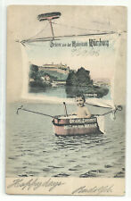 Würzburg Kind im Badezuber "Unsere Zukunft...." Litho 1906